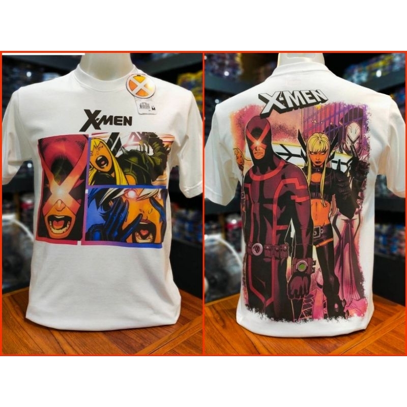 เสื้อmarvel-ลาย-x-men-สีขาว-mx-146