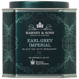 Harney &amp; Sons Earl Grey Imperial Tea Tin - Fine Black Tea with Natural Bergamot  30 ซอง