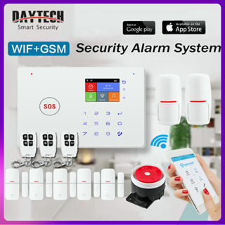 DAYTECH ชุดอุปกรณ์รักษาความปลอดภัยในบ้านอัจฉริยะ รุ่น WIFI06-KIT4 พร้อมรีโมท เชื่อมต่อ WiFi/GSM ควบคุมผ่าน APP G66W