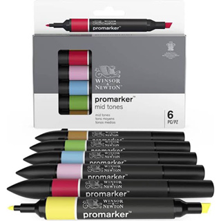 Promarker mid tone มาร์คเกอร์ Winsor &amp; Newton