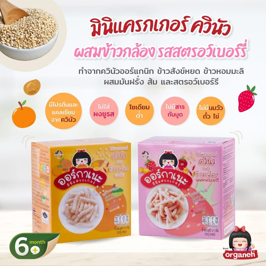 ขนมออร์กาเนะ-มินิแครกเกอร์-organeh-ขนมฝึกเคี้ยวสำหรับเด็ก-6-เดือนขึ้นไป-มีครบทุกรส