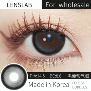 LENSLAB คอนแทคเลนส์สีน้ำเงินดำคอนแทคเลนส์ตาโต 14.5mm (1 pair) 1Year