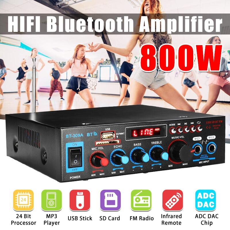 จัดส่งทันที-สเตอริโอhifi-amplifier-มินิ-800w-2ch-จอแสดงผล-ไร้สายบลูทูธ-วิทยุfmเครื่องขยายเสียง-bluetooth-amplifier