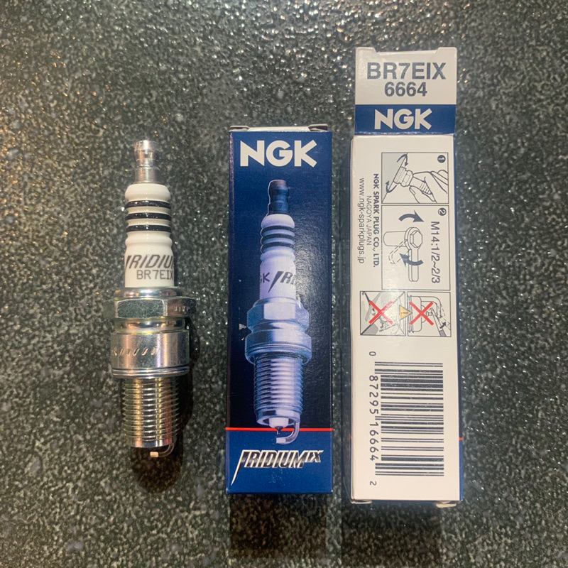 หัวเทียน NGK Iridium รถวิบาก จังหวะ KX,YZ,CR,KTM,Husqvarna (BR7EIX 6664)  Shopee Thailand