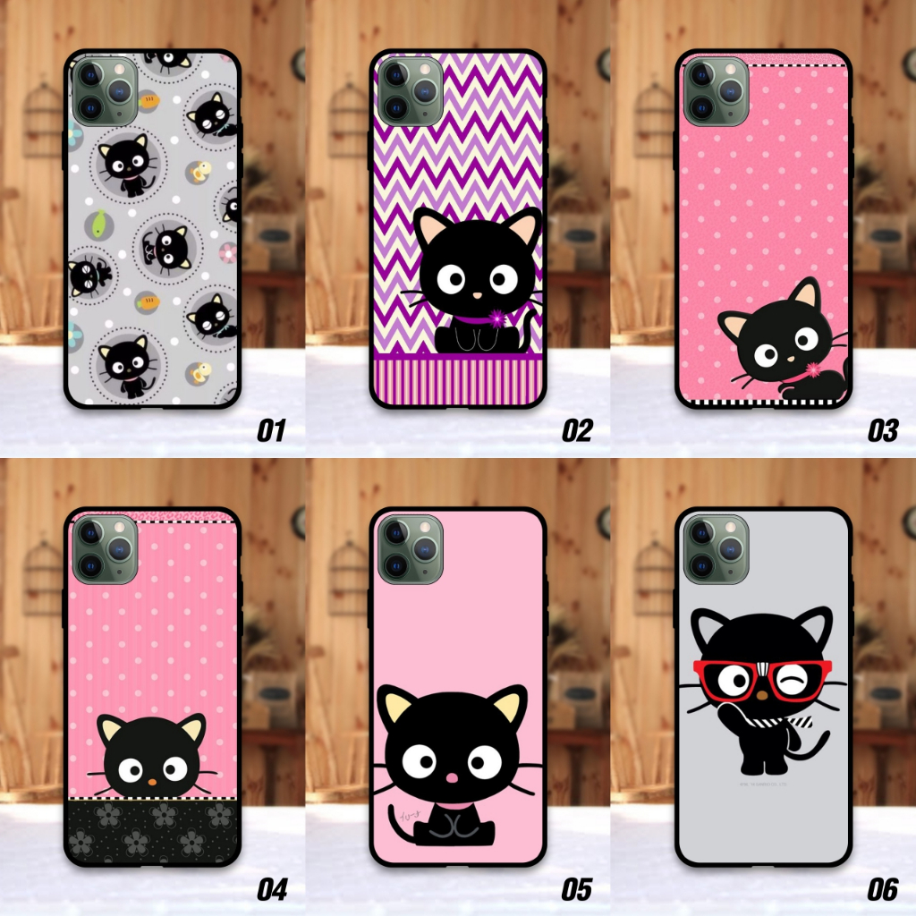 oppo-a12-a15-a15s-a16-a17-a1k-a31-a36-a37-a39-a57-a3s-เคส-แมว-chococat