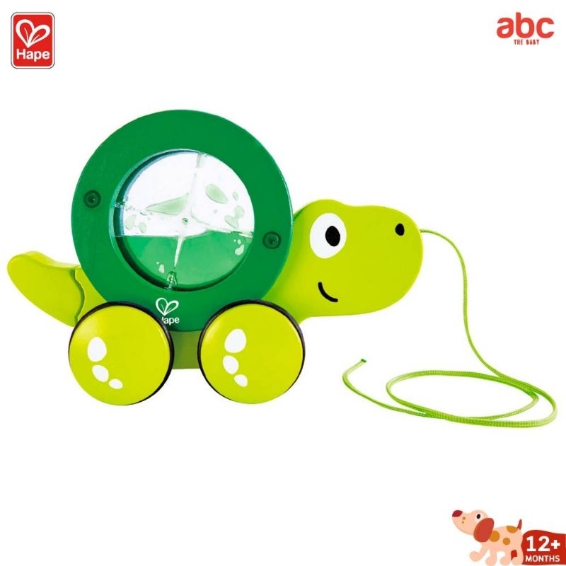 hape-ของเล่นลากจูง-เจ้าเต่าติโต-tito-pull-along-12m-เต่าลากจูง