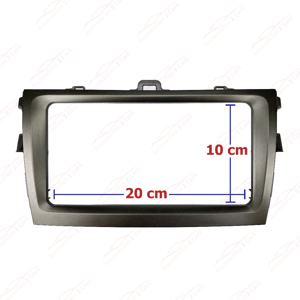 กรอบหน้าวิทยุรถยนต์-ยี่ห้อ-toyota-รุ่น-corola-altis-ปี-2008-2012-ขนาดจอ-7-นิ้ว-2din-20-cm-รหัสto-095