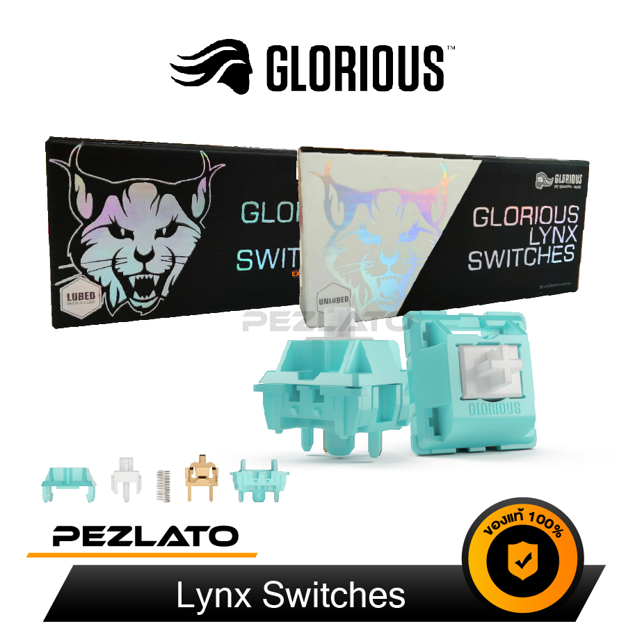 ภาพหน้าปกสินค้าGlorious Lynx Switches จากร้าน pezlato บน Shopee