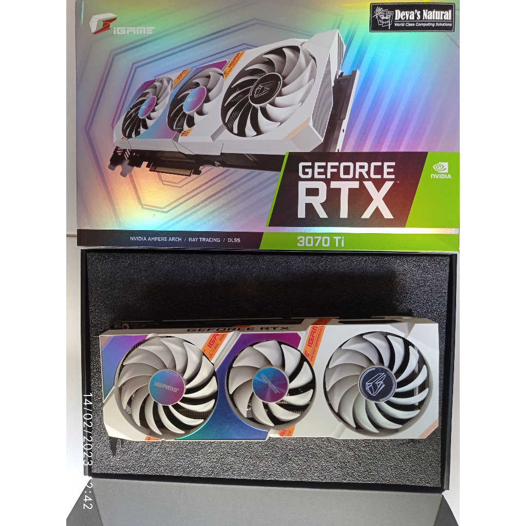 iGame การ์ดจอ รุ่น RTX 3070 Ti Ultra W OC 8G-V (8GB)มือสอง ประกัน Deva ...