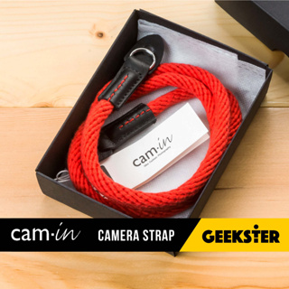 ราคาและรีวิว📷 สายคล้องกล้อง Cam-in  ยอดนิยม ทรงสวย นิ่มไม่บาดคอ ( สายคล้องคอ Cam in สายคล้อง สาย กล้อง เชือก camera strap )