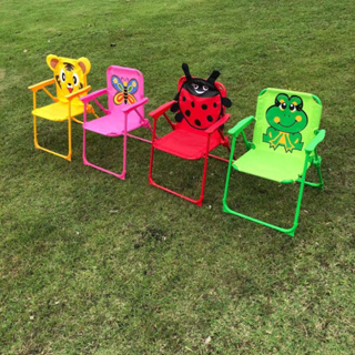 เก้าอี้ปิคนิคสำหรับเด็ก สีสันสดใสรูปสัตว์น่ารักๆไซซ์S  (SL-49B)