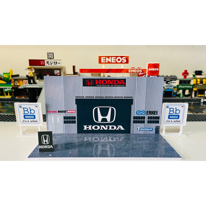 ฉาก-2-ชิ้น-สำหรับโมเดล-1-64-honda-shop