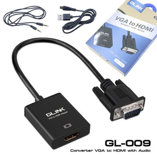 GLINK GL-009 GLINK VGA to HDMI with Audio GL009