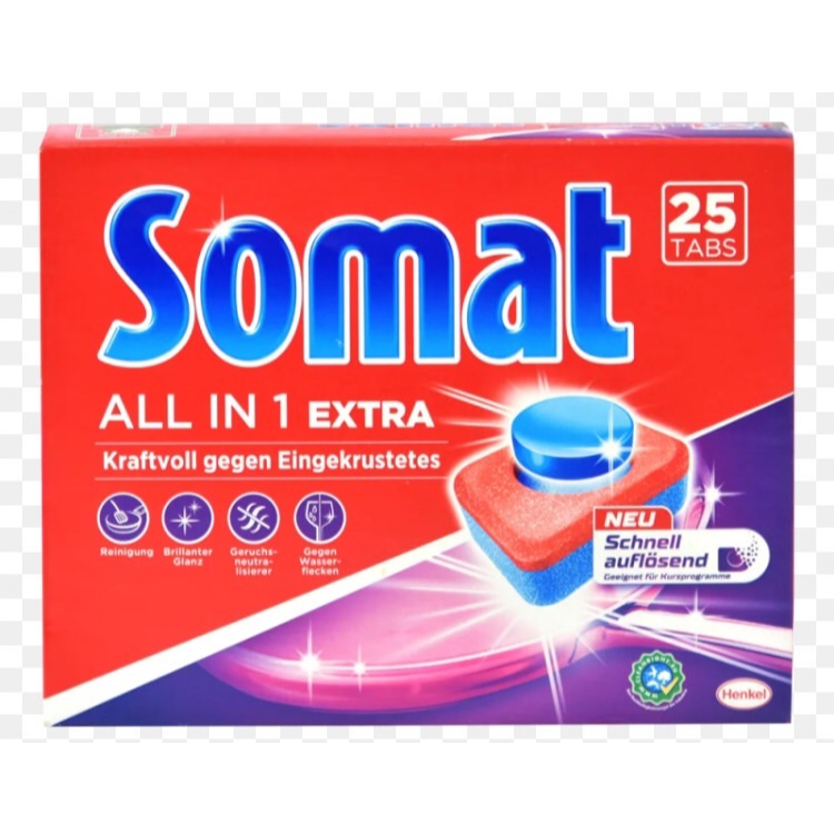 somat-tab-all-in-1-โซแมท-แทป-ออล-อิน-วัน-ผลิตภัณฑ์ทำความสะอาดจานชนิดก้อน-25-tabs