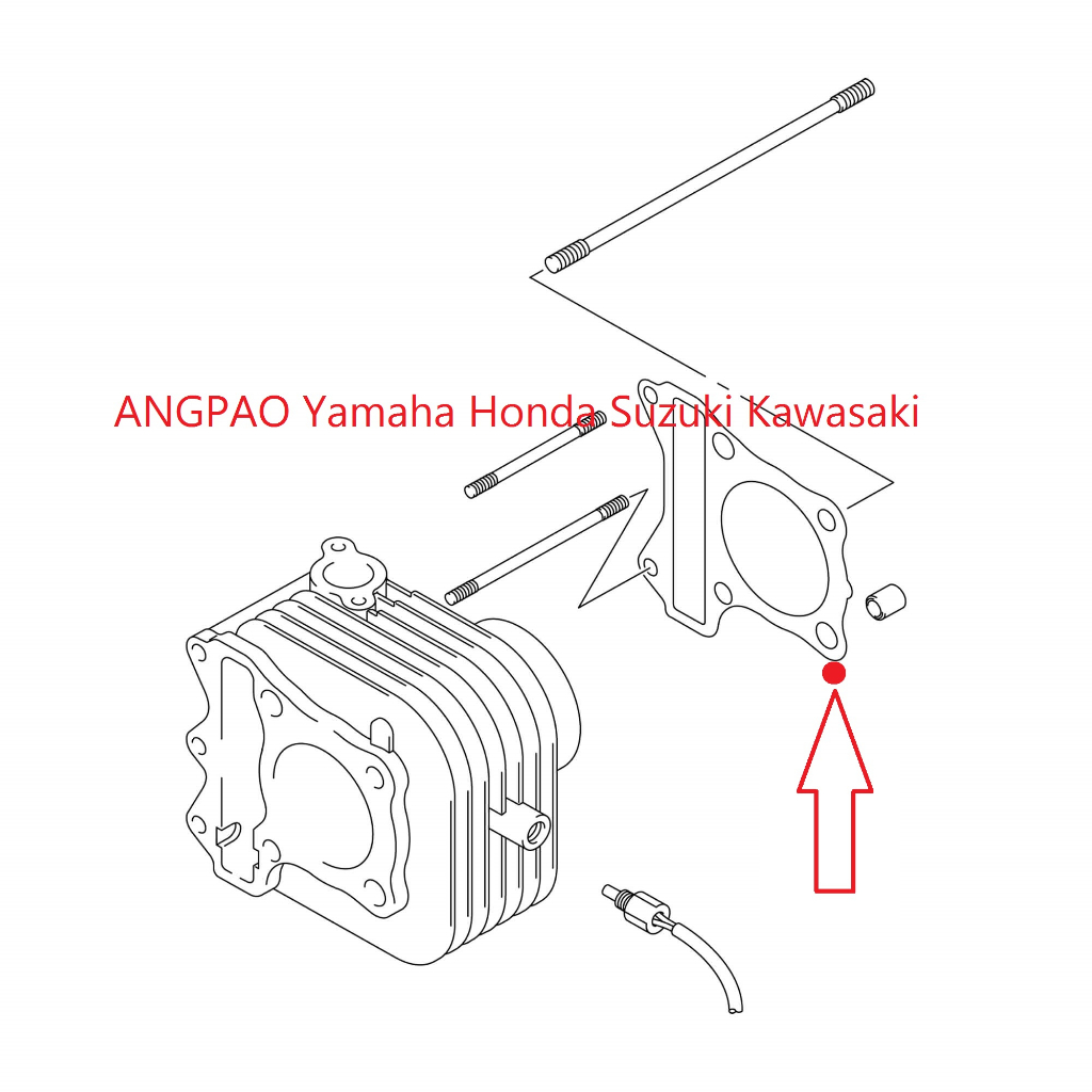 ปะเก็นเสื้อสูบ-skydrive125-step125-แท้ศูนย์-suzuki-skydrive-125-step-125-ซูซูกิ-สกายไดรฟ์-125-สเต็ป-สเตป-ปะเก็นเสื้อ