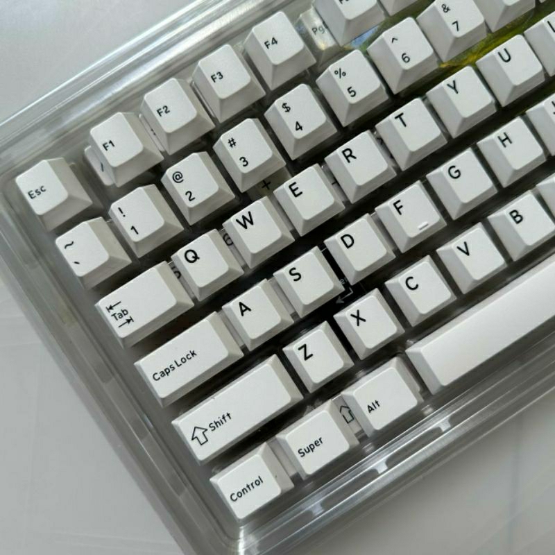 Drop DCX Black-on-White keycap - base set | Shopee Thailand
