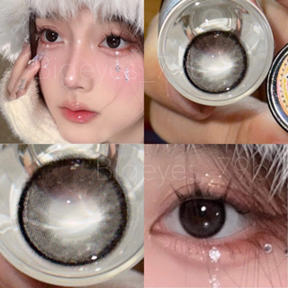 ✨ คอนแทคเลนส์สีดำ  ขนาดมินิ Mini  black ☀️กรองแสง uv (บิ๊กอาย คอนแทคเลนส์ Bigeye)