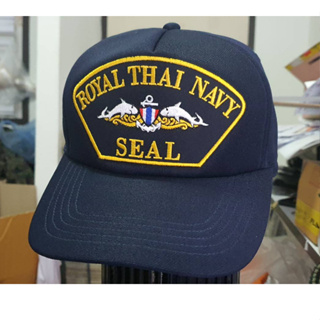 หมวกแก๊ปสีกรมท่า THAI NAVY SEAL ของแท้จากทหารเรือ