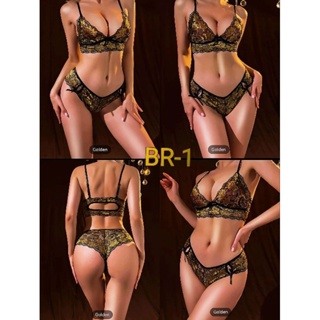 SALE!! SALE!! SET Sexy Floral Lace Lingerie and underwear (SMALL) ชุดชั้นในและชุดชั้นในลูกไม้ลายดอกไม้เซ็กซี่