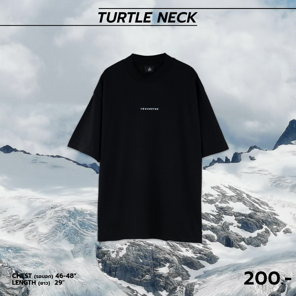 ภาพสินค้าUrthe - เสื้อยืด รุ่น TURTLE NECK จากร้าน urthe.official บน Shopee ภาพที่ 4