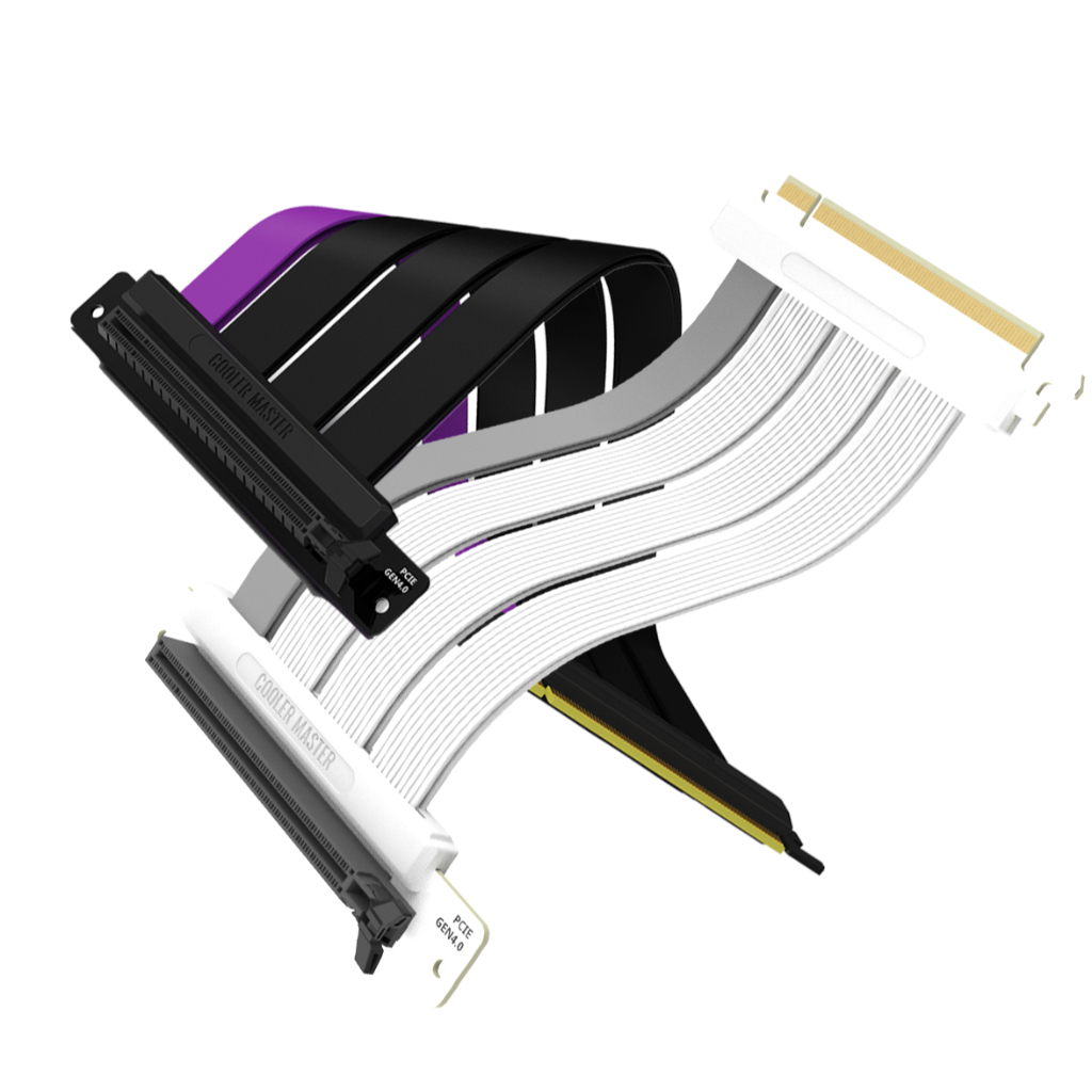 Cooler Master Riser Cable PCI-E 4.0 Extender Black , White Edition ...