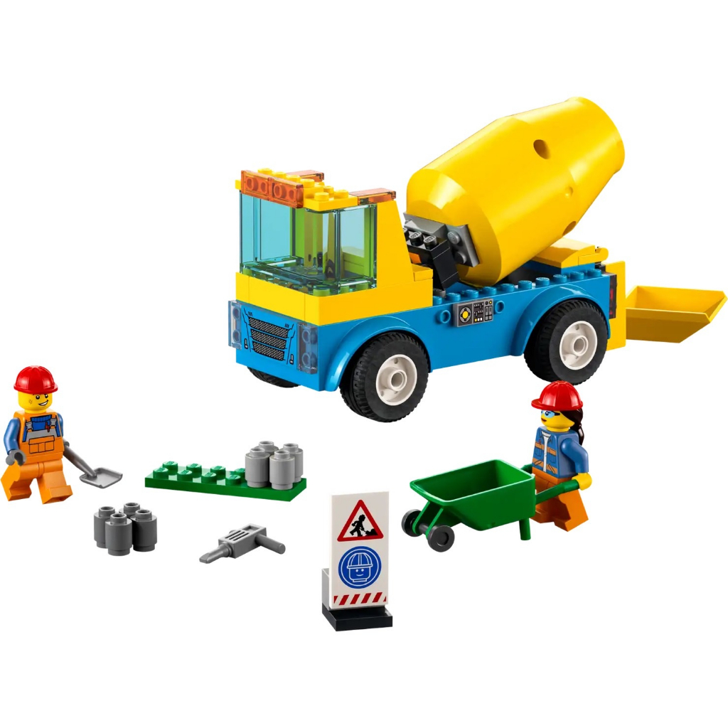 lego-city-60325-cement-mixer-truck-เลโก้ของใหม่-ของแท้-พร้อมส่ง