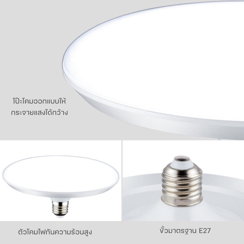 หลอดไฟ-led-ทรง-ufo-ขั้วถอดได้-โคมไฟเพดาน-โคมซาลาเปา-โคมไฟกลม-45w-55w-85w