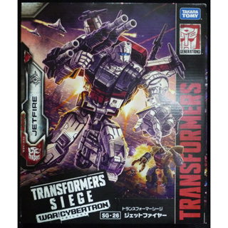 Transformers Takara Tomy Siegewarforcybertron Jet Fire Sg26 ไม่ได้ใช้จากญี่ปุ่น