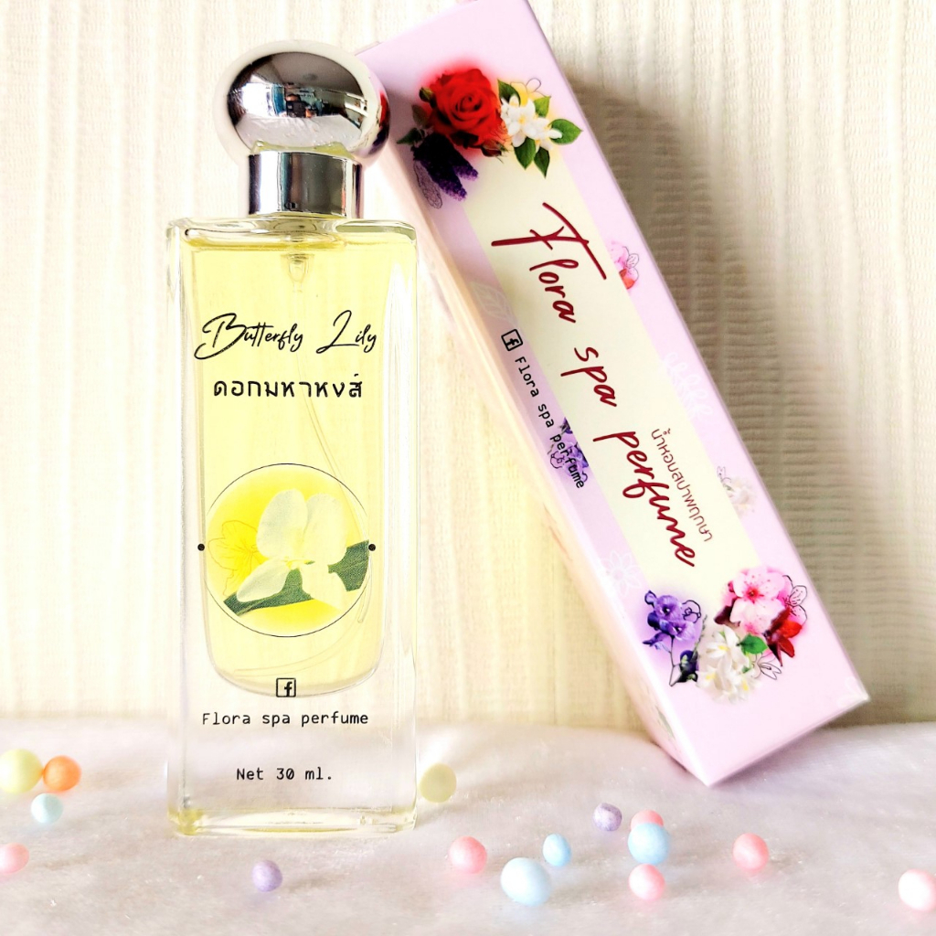 flora-spa-perfume-น้ำหอมสปาพฤกษา-น้ำหอมดอกไม้กลิ่นดอกมหาหงส์-ขนาด-30-ml-น้ำหอมดอกไม้ไทย-น้ำหอมติดทนนาน-กลิ่นขายดี