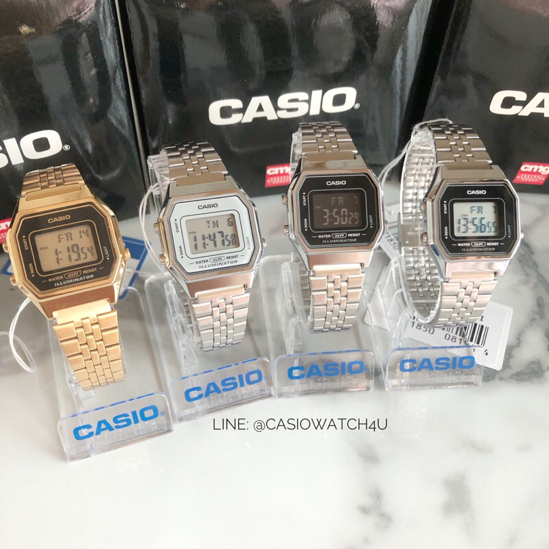 นาฬิกาข้อมือ-casio-ของแท้-cmg-คาสิโอ-รุ่น-la680wa-1-la680wa-1b-la680wa-7-ประกันศูนย์เซ็นทรัล-cmg-1-ปีเต็ม