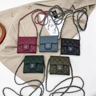 กระเป๋า Chanel mini สายหนัง งานไฮเอนนนสุดปังงง ขนาด 12x11 พร้อมกล่องงง