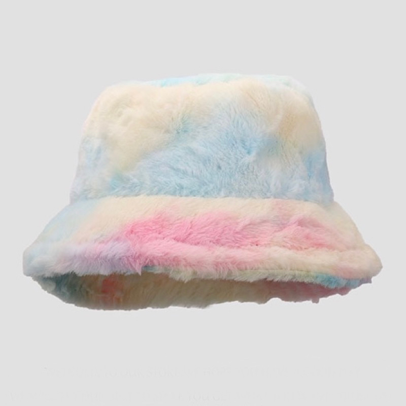 ภาพสินค้า(L)หมวกทรงบัคเก็ต กันหนาว ขนเทียมนุ่มอุ่น จากร้าน r_nice บน Shopee ภาพที่ 8