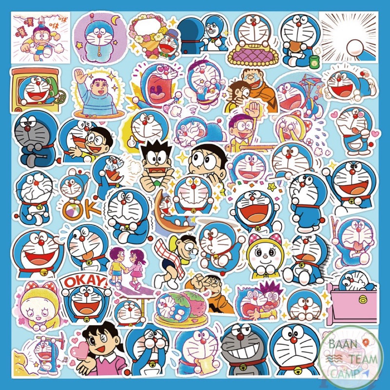 สสติ๊กเกอร์-doraemon-434-โดราเอมอน-50ชิ้น-โดเรม่อน-โดเรมอน-โดเรมี-โด-เร-รา-เอ-มอน-ม่อน-โนบิตะ-ชิสุกะ-ฟูจิโอะ-แมว-ชิซุกะ