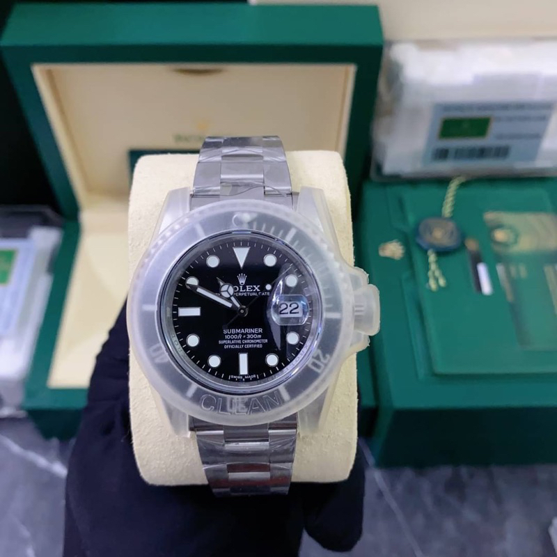 นาฬิกา-rolex-submarine-swiss-โรงงาน-clean-เครื่อง-eta-งานสวย-ใส่สลับแท้ได้ครับ