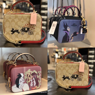 COACH Disney X Coach Box Crossbody With Cruella Motif