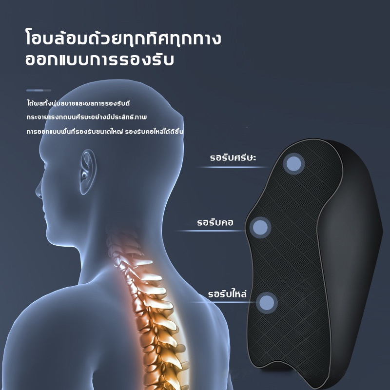 เบาะรองคอ-เบาะรองเอง-เบาะรองนั่งในรถ-รุ่นใหม่กว้างขึ้นและใหญ่ขึ้น-ขับรถไม่เมื่อย