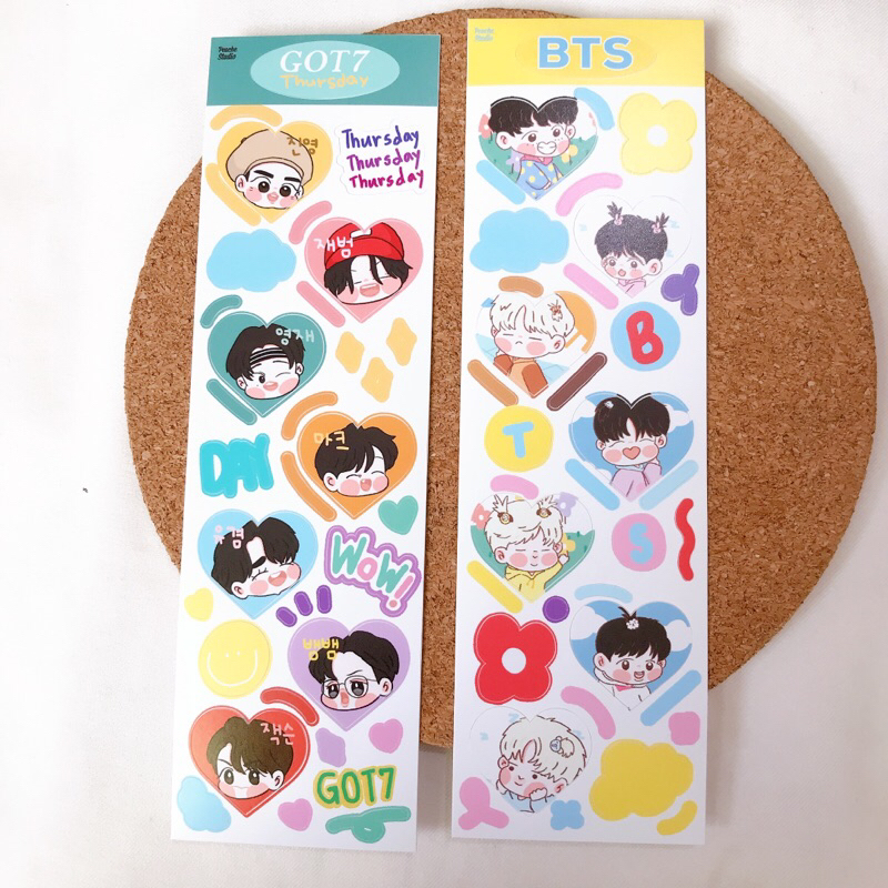 sticker-สติกเกอร์-สติ๊กเกอร์-bts-got7-บีทีเอส-ก็อต7