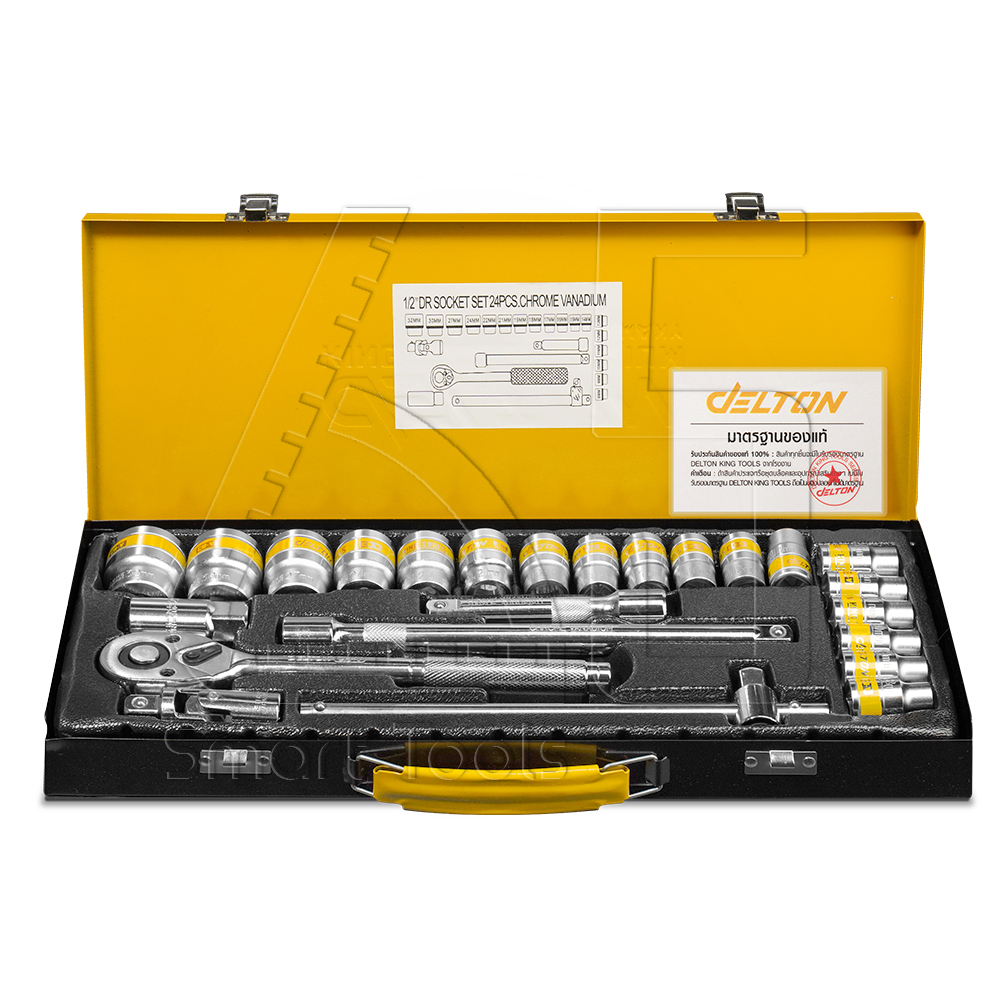 delton-king-tools-ชุดเครื่องมือ-ประแจ-ชุดบล็อก-24-ชิ้น-ขนาด-1-2-นิ้ว-4-หุน-king-tools-series-รุ่น-dkt-24pcs