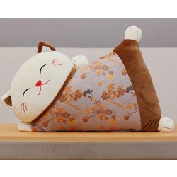 พร้อมส่งจากไทย-หมอนอิงตุ๊กตาแมวกวักญี่ปุ่น-ถอดซักได้