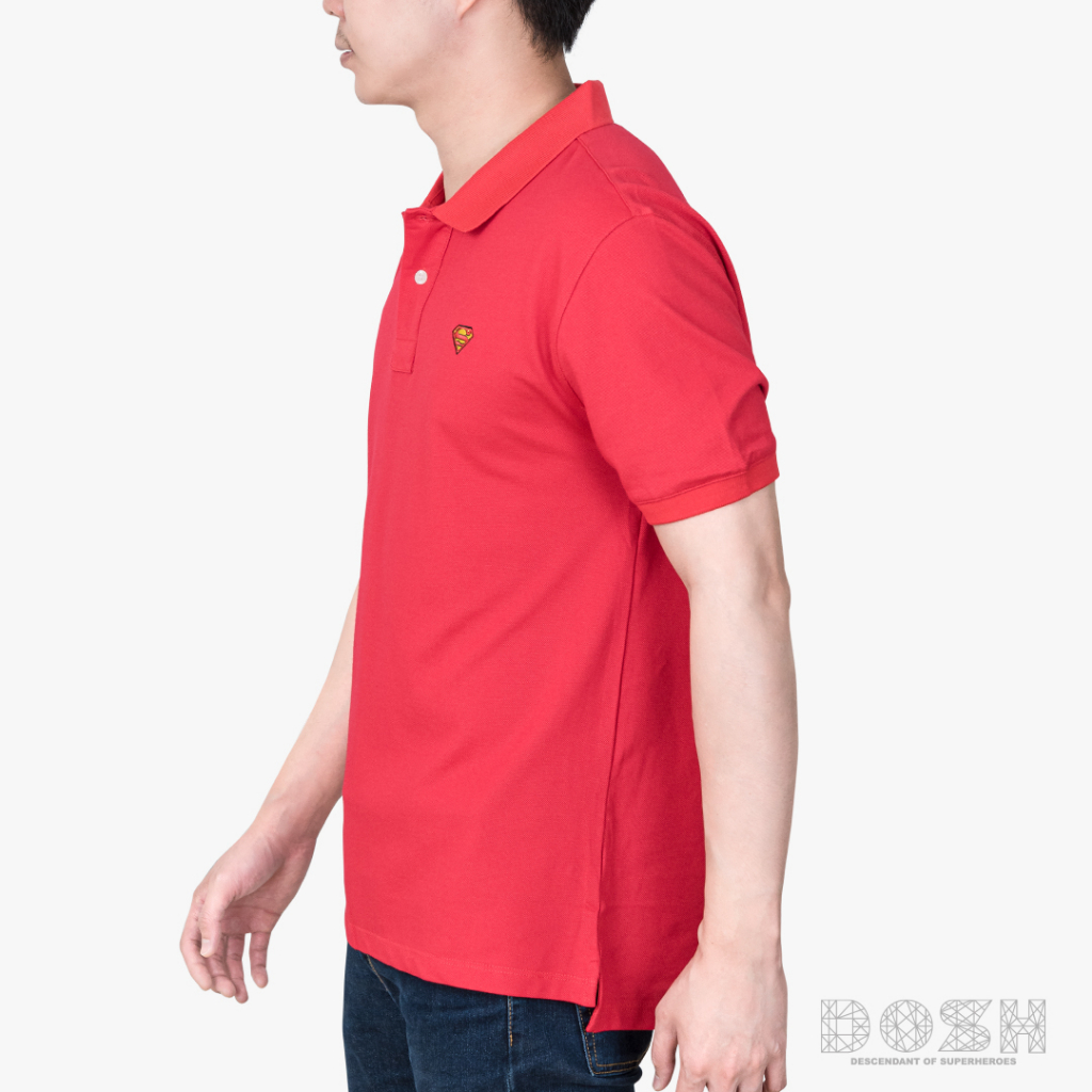 dosh-mens-polo-shirts-superman-เสื้อโปโล-9dsmp5007-re