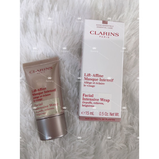 ป้ายไทย🌸  Clarins facial intensive wrap  15 ml ปรับให้หน้าได้รูปสวย ใน 10 นาที ด้วย V-Facial Intensive Wrap