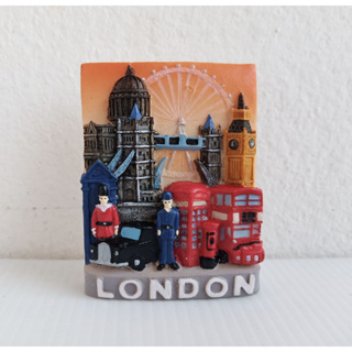 โมเดลสถานที่ท่องเที่ยวสำหรับติดตู้เย็น #ประเทศอังกฤษ England Landmark Souvenir Magnet Collection Gift for Refrigerator