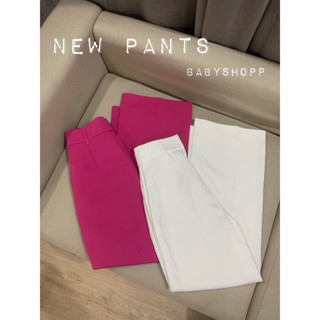 New Pants 🧸🧺ขายาวมาแล้วค่า✨ PRICE 350 ฿  เป็นทรงกระบอก แต่งด้วยดีเทลกระเป๋าจริงทั้ง2ข้าง ใส่แล้วก็คือปังไปเลยจ้าแม่ 🪵