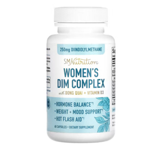 สินค้า Women\'s DIM Complex, Smoky Mountain Nutrition กำจัดฮอร์โมนเอสโตรเจนชนิดเลว ปรับสมดุลฮอร์โมน PCOS วัยทอง สิวฮอร์โมน