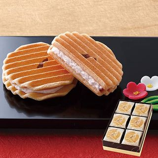 Kozuki Senju Senbei (24 ชิ้น) ขนมเกียวโต ของขวัญสําหรับบ้าน เวลาน้ําชา ส่งตรงจากญี่ปุ่น