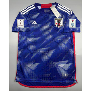 เสื้อบอล แฟนบอล ทีมชาติ ญี่ปุ่น เหย้า 2022-23 Japan Home อาร์มฟุตบอลโลก World Cup 2022