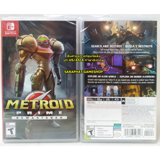 สินค้า (ใส่โค้ด FBSJUN15DD04 ลด 193 บาท) พร้อมจัดส่ง Nintendo Switch Metroid Prime Remastered US/ASIA ภาษาอังกฤษ