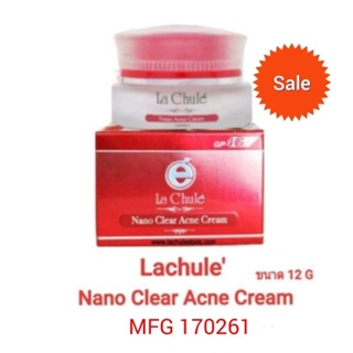 โล๊ะๆๆๆ!!!Lachule Clear Acne GP4G Cream ลาชูเล่ แอคเน่ครีม ขนาด 12 กรัม MFG170261⭐สินค้ามีจำนวนจำกัด⭐