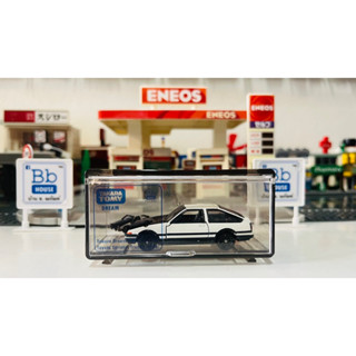 SET BOX MODEL TOMICA PREMIUM : TOYOTA SPRINTER TRUENO (AE86) + ACRYLIC COLLECTION BOX