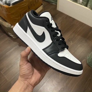 NIKE Air Jordan 1 Low White Black สินค้าถ่ายจากงานจริง ของแท้100%💯